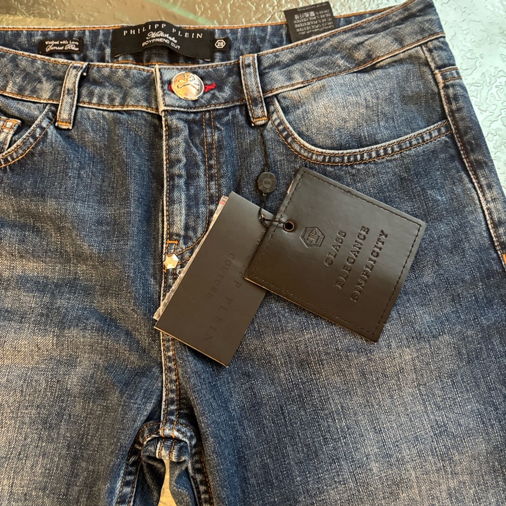 Philipp Plein Dark Blue Slim Men's Jeans
Gorgeous Women Jeans NWT